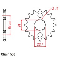 Sprocket Front 530-18T