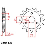 Sprocket Front Conv 520-15T