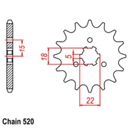 Sprocket Front 520-12T