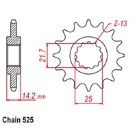 Sprocket Front 525-15T