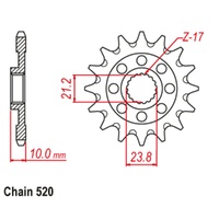 Sprocket Front 520-13T