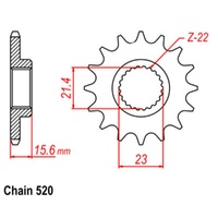 Sprocket Front 520-13T