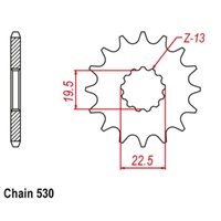 Sprocket Front 530-15T