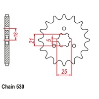 Sprocket Front 530-15T