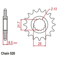 Sprocket Front 520-16T