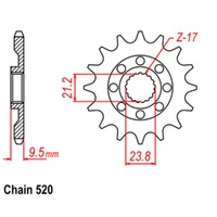 Sprocket Front 520-15T