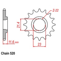 Sprocket Front 520-15T