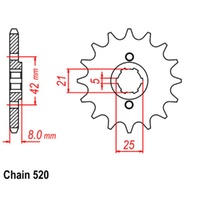 Sprocket Front 520-13T