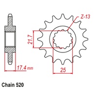 Sprocket Front 520-14T