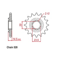 Sprocket Front 520-14T