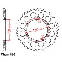 Sprocket Rear Steel 520-52T