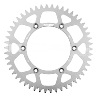 Sprocket Rear Alloy Silver 428-47T