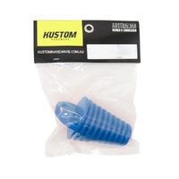 Exhaust Plug Rubber Blue - 55mm