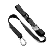 Tie Downs (2 Pack) Snap Hook 25mm Black / Black