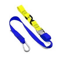 Tie Downs (2 Pack) Snap Hook 38mm Blue / Yellow