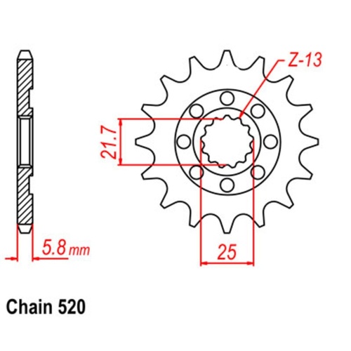 Sprocket Front 520-12T