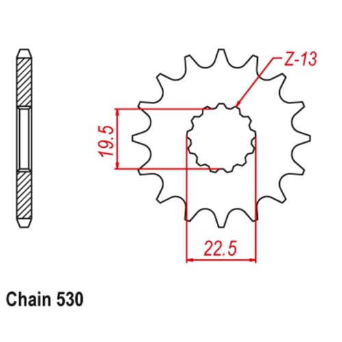 Sprocket Front 530-15T