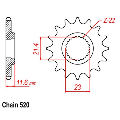 Sprocket Front 520-13T