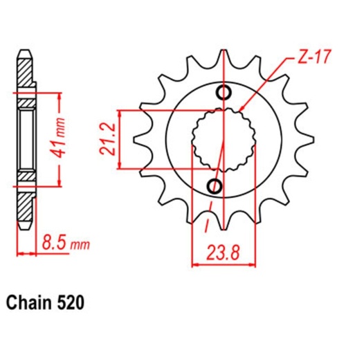 Sprocket Front 520-14T