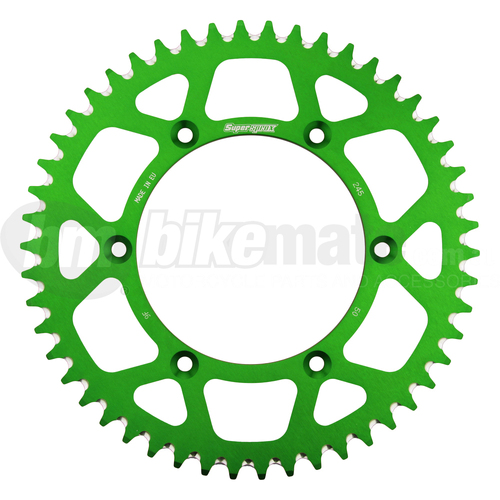 Sprocket Rear Alloy Green 420-50T