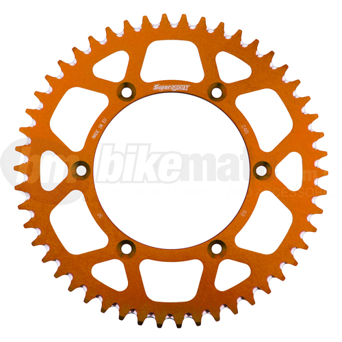 Sprocket Rear Alloy Orange 520-40T