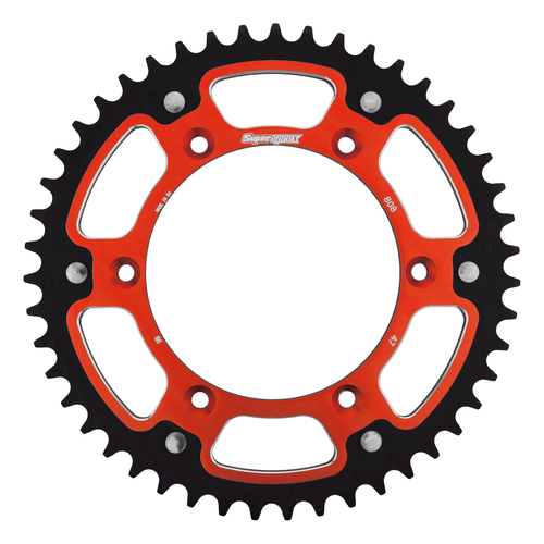 Sprocket Rear Conv Stealth Red 520-47T