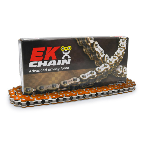 EK Chain QX Ring Orange Metallic 520 / 120L