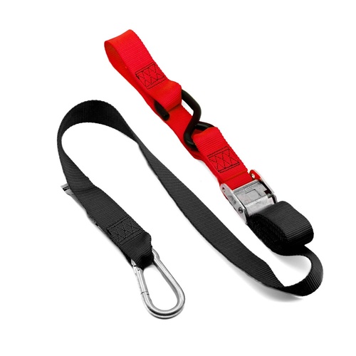 Tie Downs (2 Pack) Snap Hook 25mm Black / Red