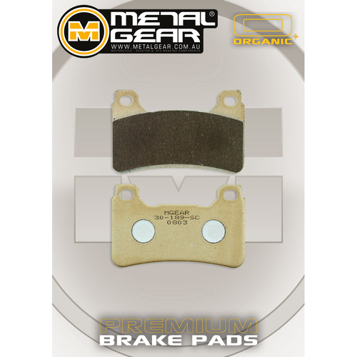 Brake Pads - Front - Organic Plus