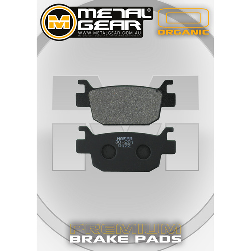 Brake Pads - Rear - Organic